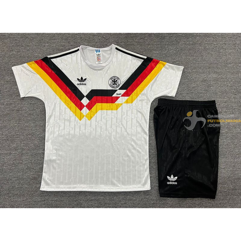 Camiseta Alemania Primera Equipación Retro Clásica 1990