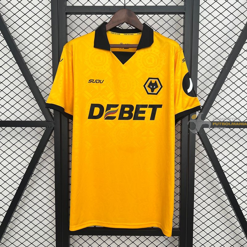 Camiseta Fútbol Wolverhampton Primera Equipación 2025-2026