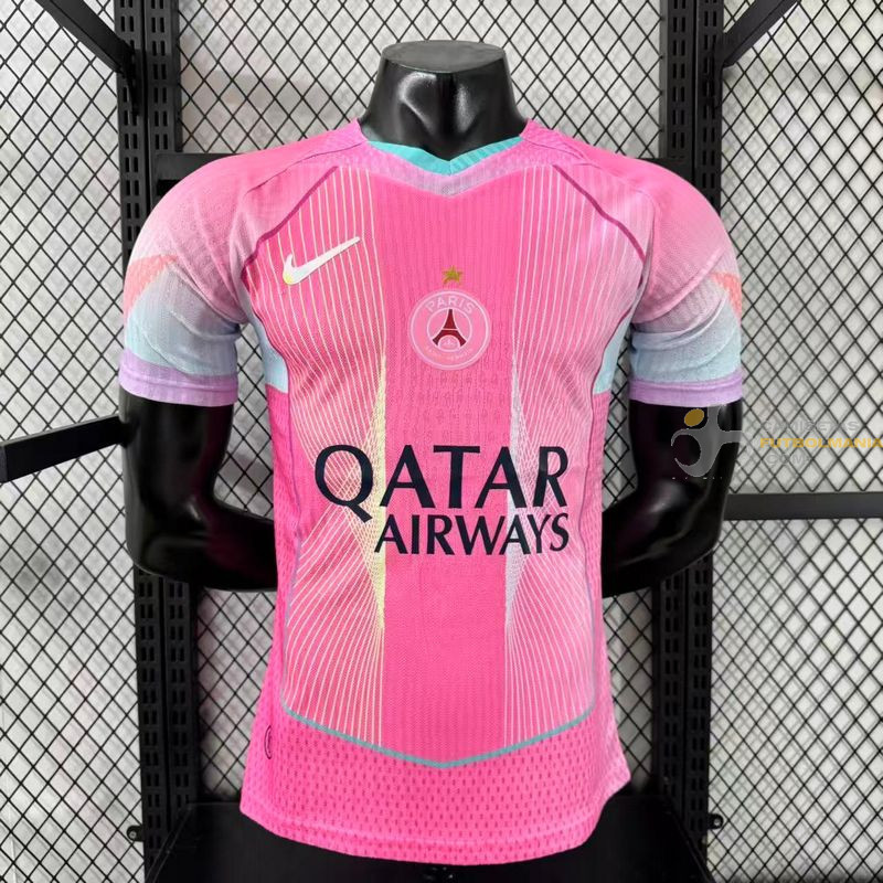 Camiseta Fútbol Paris Saint-Germain Edición Especial Rosa Versión Jugador 2025-2026