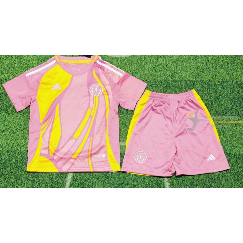 Camiseta y Pantalón Niños Escocia Femenino Segunda Equipación 2025-2026
