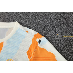 Camiseta y Pantalón Fútbol Niños Real Madrid Entrenamiento Bicolor 2025-2026