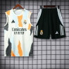Camiseta Sin Mangas y Pantalón Entrenamiento Real Madrid Bicolor 2025-2026
