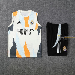 Camiseta Sin Mangas y Pantalón Entrenamiento Real Madrid Bicolor 2025-2026
