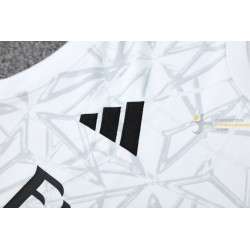 Camiseta Fútbol Sin Mangas Real Madrid Blanca 2025-2026