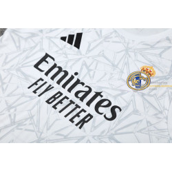 Camiseta Fútbol Sin Mangas Real Madrid Blanca 2025-2026
