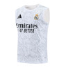 Camiseta Fútbol Sin Mangas Real Madrid Blanca 2025-2026