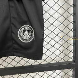 Camiseta y Pantalón Fútbol Niños Manchester City Segunda Equipación 2025-2026