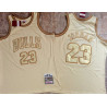 Camiseta NBA Michael Jordan 23 de los Chicago Bulls Retro Clásica Gold Edition 1997-1998