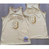 Camiseta NBA Kobe Bryant 8 de Los Angeles Lakers Retro Clásica Gold Edition 1996-1997
