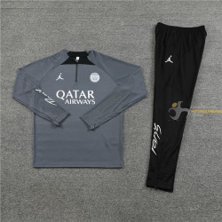 Chándal Niños Paris Saint-Germain Air Jordan Gris Oscuro 2025-2026