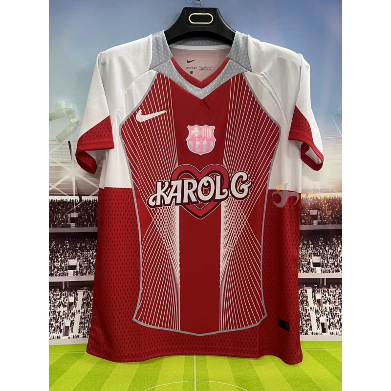 Camiseta Fútbol Barcelona Edición Karol G "Bichota" Roja 2025-2026