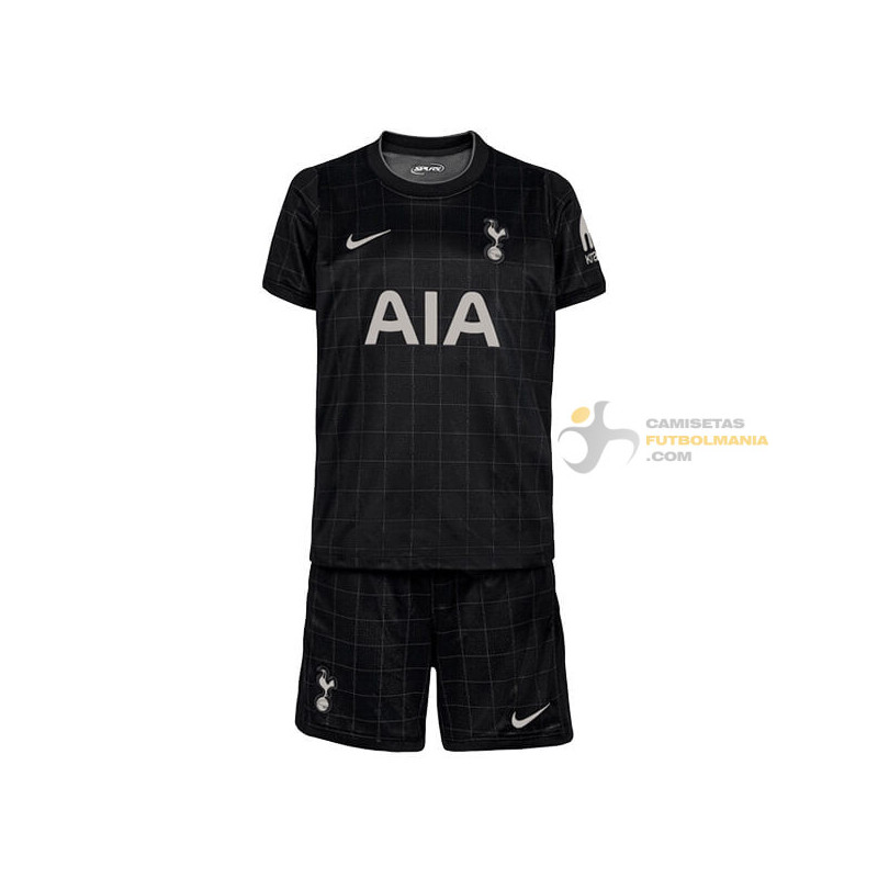 Camiseta y Pantalón Fútbol Niños Tottenham Segunda Equipación 2025-2026
