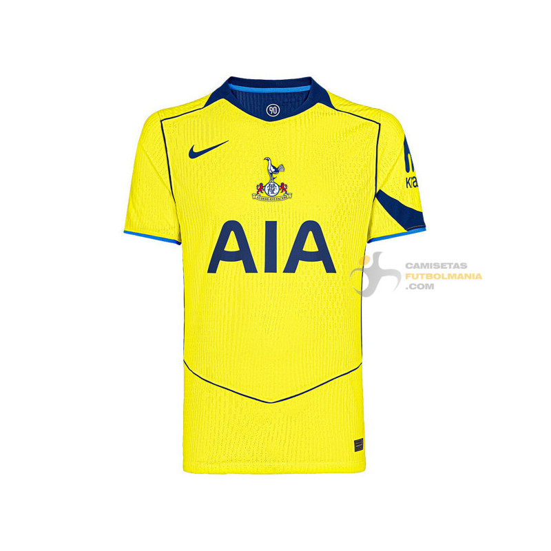 Camiseta Fútbol Tottenham Tercera Equipación Versión Jugador 2025-2026