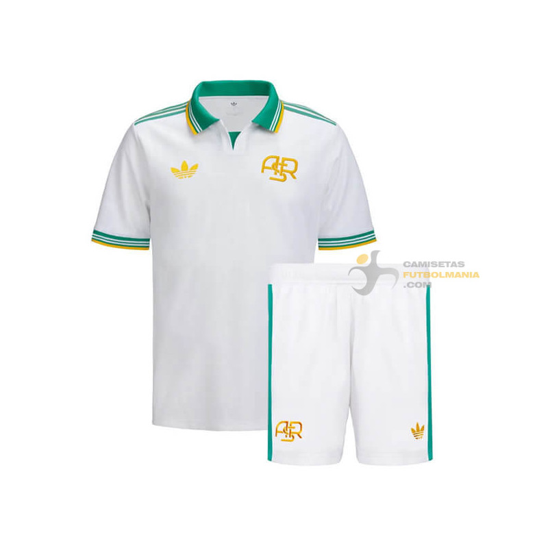 Camiseta y Pantalón Fútbol Niños Roma Tercera Equipación 2025-2026