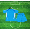 Camiseta y Pantalón Fútbol Niños Real Madrid Portero Azul 2025-2026