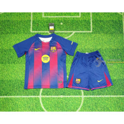 Camiseta y Pantalón Fútbol Niños Barcelona Edición Trofeo Koppa Lamine Yamal 10 2025-2026
