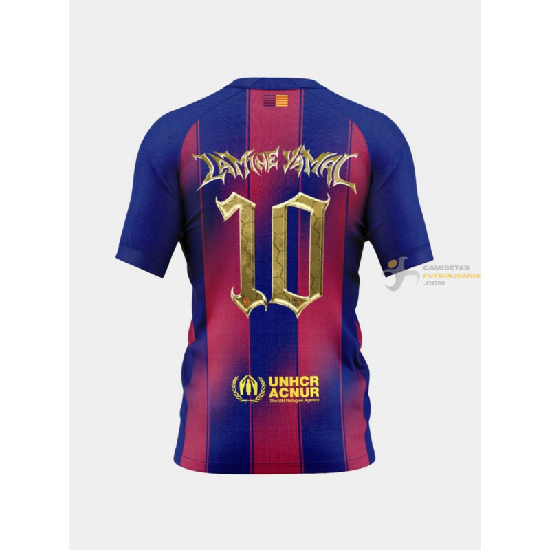Camiseta Fútbol Barcelona Edición Trofeo Koppa Lamine Yamal 10 Versión Jugador 2025-2026