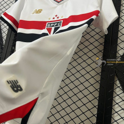 Camiseta Fútbol Mujer Sao Paulo Primera Equipación 2025-2026