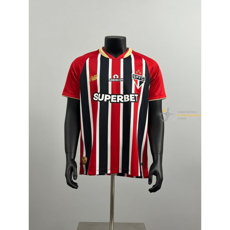 Camiseta Fútbol Sao Paulo Segunda Equipación 2025-2026