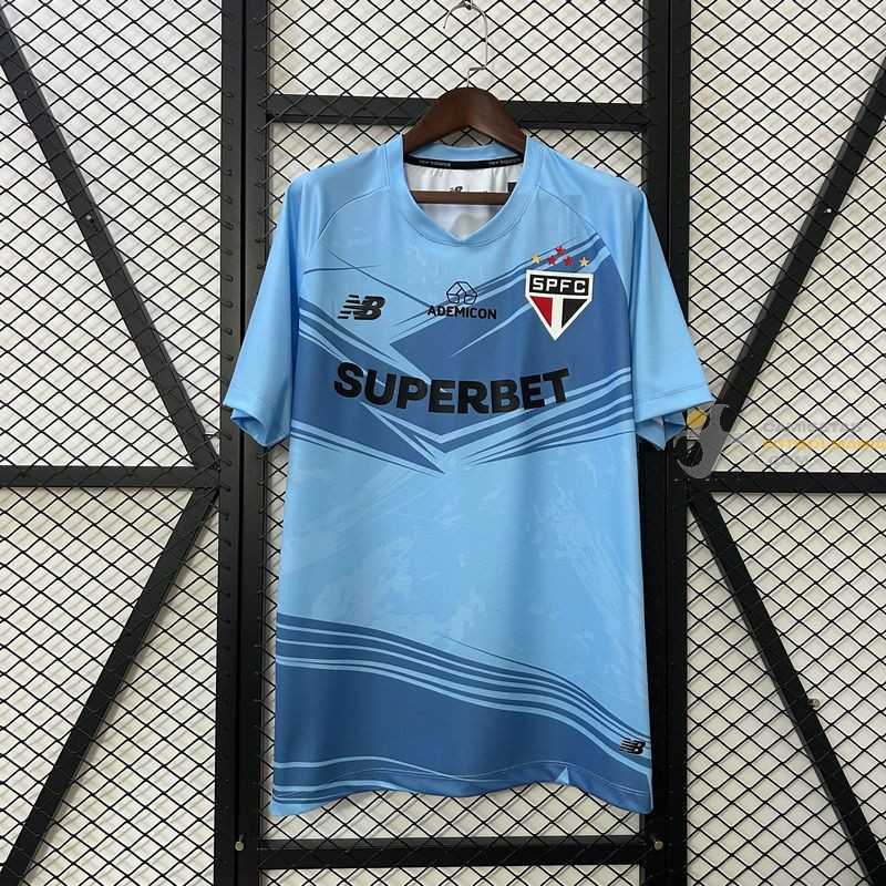 Camiseta Fútbol Sao Paulo Entrenamiento Azul 2025-2026