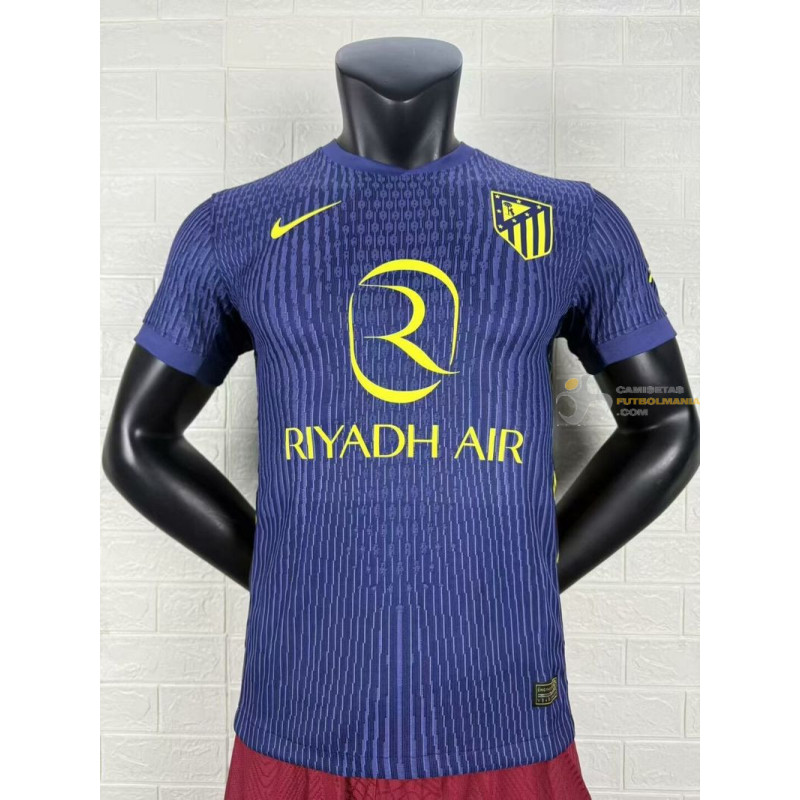 Camiseta Fútbol Atlético de Madrid Segunda Equipación Versión Jugador 2025-2026