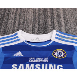 Camiseta y Pantalón Niños Chelsea Primera Equipación Retro Clásica Final Champions  2011-2012