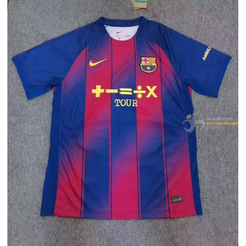 Camiseta Fútbol Barcelona Primera Equipación Edición Especial Ed Sheeran Tour 2025-2026