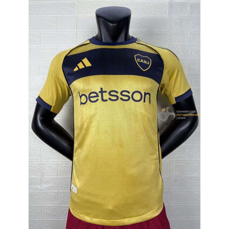 Camiseta Fútbol Boca Juniors Segunda Equipación Versión Jugador 2025-2026