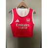 Camiseta Top Sin Mangas Fútbol Mujer Arsenal Primera Equipación 2025-2026