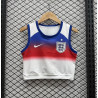 Camiseta Top Sin Mangas Fútbol Mujer Inglaterra Primera Equipación 2025-2026