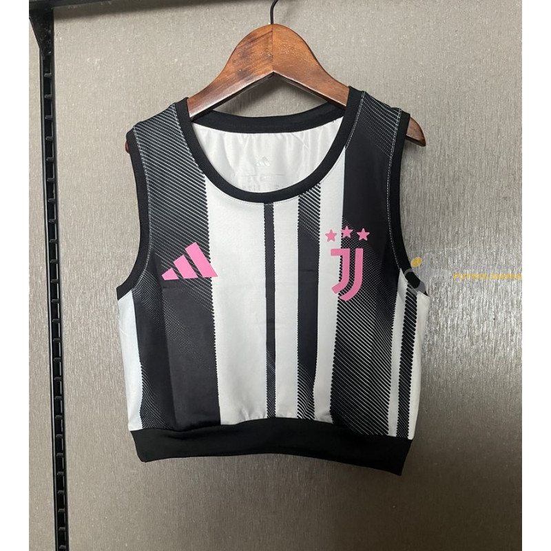 Camiseta Top Sin Mangas Fútbol Mujer Juventus Primera Equipación 2025-2026