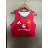 Camiseta Top Sin Mangas Fútbol Mujer Manchester United Primera Equipación 2025-2026