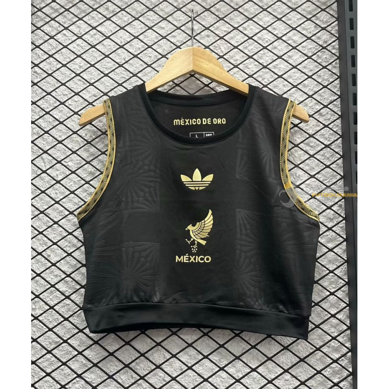 Camiseta Top Sin Mangas Fútbol Mujer México Primera Equipación 2025-2026