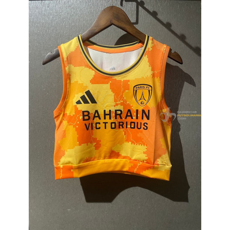 Camiseta Top Sin Mangas Fútbol Mujer Paris FC Tercera Equipación 2025-2026
