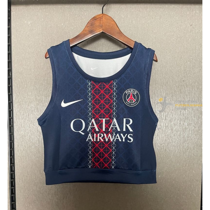 Camiseta Top Sin Mangas Fútbol Mujer Paris Saint-Germain Primera Equipación 2025-2026