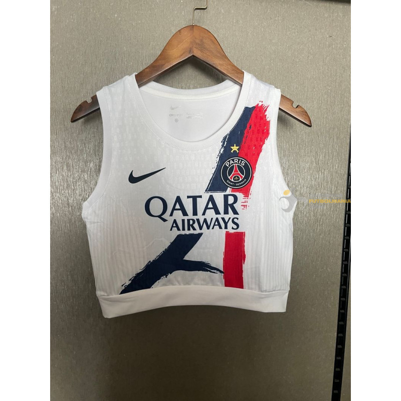 Camiseta Top Sin Mangas Fútbol Mujer Paris Saint-Germain Segunda Equipación 2025-2026