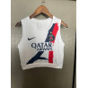 Camiseta Top Sin Mangas Fútbol Mujer Paris Saint-Germain Segunda Equipación 2025-2026