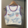 Camiseta Top Sin Mangas Fútbol Mujer Estados Unidos Primera Equipación 2025-2026
