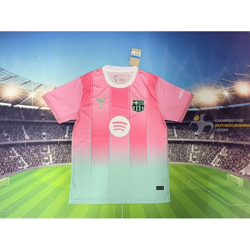 Camiseta Fútbol Barcelona Edición Kobe Bryant Rosa 2025-2026
