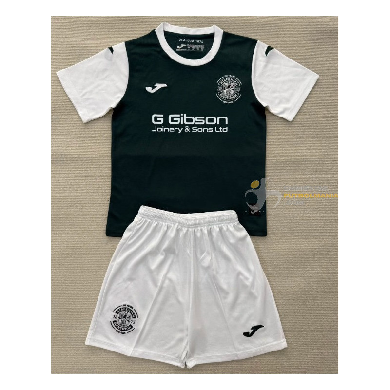 Camiseta y Pantalón Niños Hibernian Primera Equipación 2025-2026