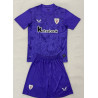 Camiseta y Pantalón Fútbol Niños Athletic Club Bilbao Portero Púrpura 2025-2026