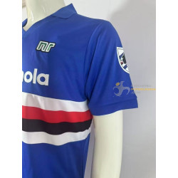Camiseta Fútbol Sampdoria Primera Equipación Retro Clásica 1984-1988