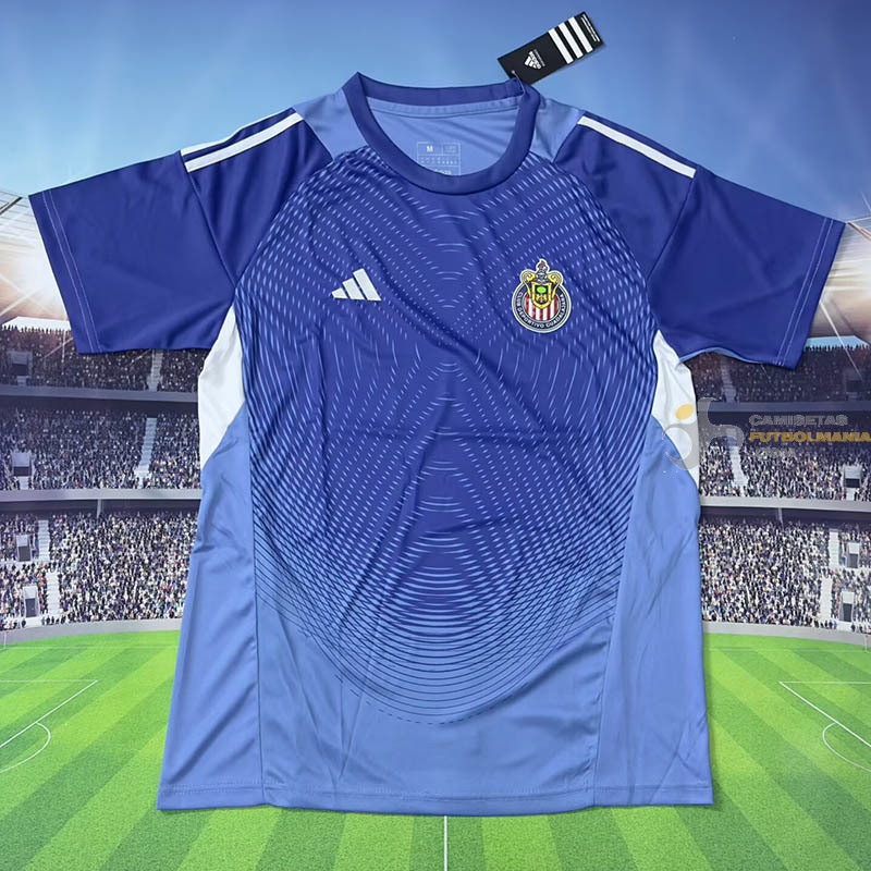 Camiseta Fútbol Chivas de Guadalajara Portero Azul 2025-2026