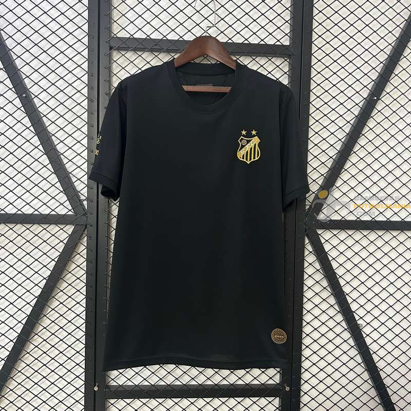 Camiseta Fútbol Santos Edición Negra 2025