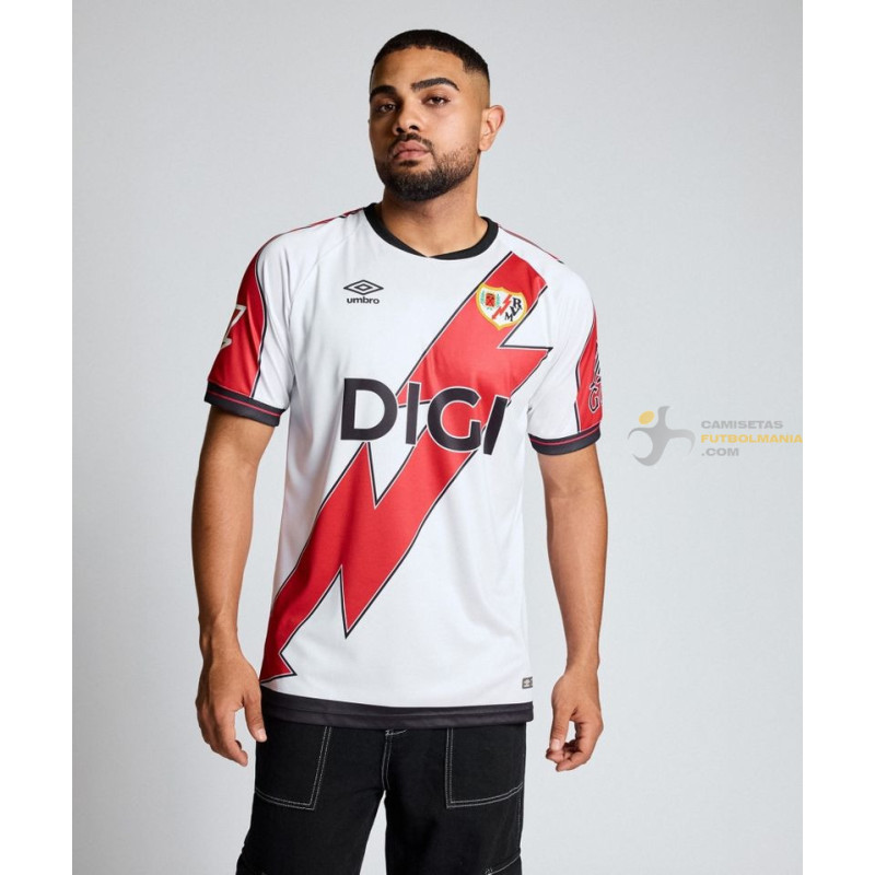 Camiseta Fútbol Rayo Vallecano Primera Equipación 2025-2026