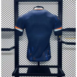 Camiseta Fútbol Países Bajos Segunda Equipación Versión Jugador Eurocopa 2024