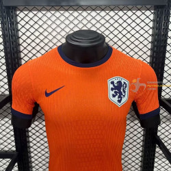 Camiseta Fútbol Países Bajos Primera Equipación Versión Jugador Eurocopa 2024