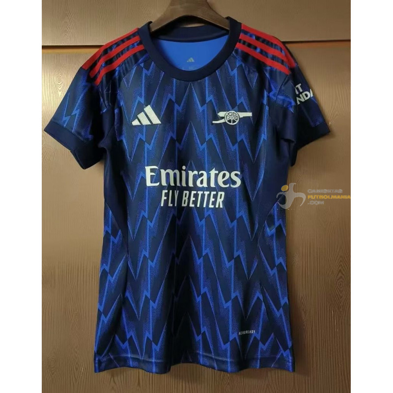 Camiseta Fútbol Mujer Arsenal Segunda Equipación 2025-2026