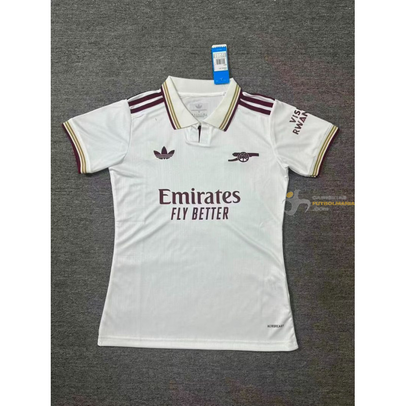 Camiseta Fútbol Mujer Arsenal Tercera Equipación 2025-2026