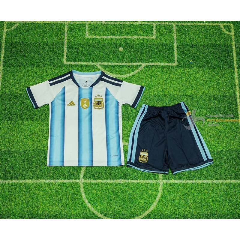 Camiseta y Pantalón Niños Argentina Primera Equipación 2026